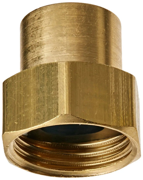 Top Notch Seedling Nozzle With Solid Brass Fine Mist Sprayer for Fragile Plants with hollow cone pattern, gold finish, close-up view