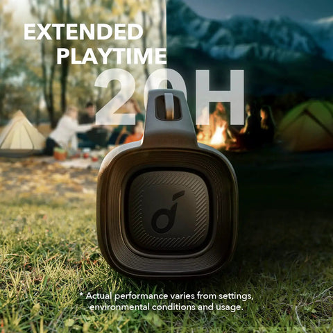 Rippin Up The Backyard With 80W Of Pure Portable Bluetooth Sound That Packs Insane Bass Response And Sports A Fully IP67 Waterproof Shell Designed To Handle Any Weather While Bringing The Party Outside In Sleek Matte Black