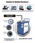 Rock Solid Pneumatic Chip And Sludge Removal Machine For Cnc Coolant Disposal System With High Flow Pump for multiple machines.