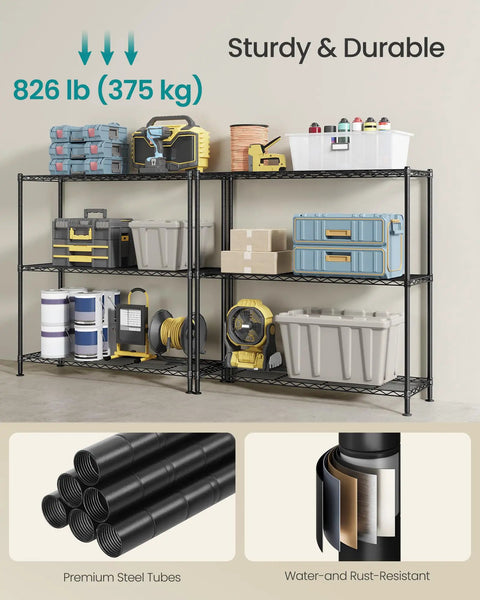Tough As Nails 3 Tier Bathroom Shelf Heavy Duty Metal Storage Rack For Small Footprints Featuring Level Lock Adjustable Feet And Scratch Resistant Coating For Zero Drama