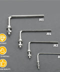 880 Piece Metric Bolt Set M2 To M5 Stainless Steel Hex Bolts Nuts And Washers Assortment Kit Perfect For DIY Projects And Repairs With Precise Threads And Durable Fasteners. M2 M3 M4 M5 stainless steel hex bolts with nuts and washers