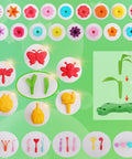 Flower Garden Building Kit For Kids 120 Piece Bouquet Toy Set Build A Floral Arrangement STEM Learning Safe Non Toxic BPA