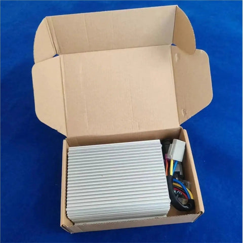Keep Your Rig Powered Up With This Badass 300 Watt 72 Volt To 12 Volt 25 Amp Isolated Dc Dc Converter in packaging.