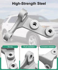 Heavy Duty Durable Front Passenger Axle Support Mount Bracket For Ford Explorer Flex Taurus Lincoln MKS MKT 2011 2015 showing high-strength steel design.