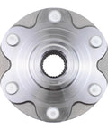 Front Wheel Hub And Bearing Assembly Two Pack For Toyota Sequoia 4WD 2001 To 2007 Tacoma 1995 To 2004 Tundra 2000 To 2006 And 4Runner 1996 To 2002 Replacement WHB087 OEM Grade Heavy Duty, front view