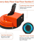 Pro Grade Floor Gap Fixer Tool With Strong Suction Cup And 10 Reusable Sticky Pads for repairing floor gaps