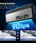 Powerful 90KPa 8-in-1 Food Vacuum Sealer For Dry And Moist Food With Built-In Cutter and Bag Storage showcasing sealing strength