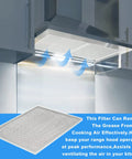 Two Pack Range Hood Filter Replacement for 99010299 Compatible Hoods Fits Allure WS1 QS2 and 30 Inch Models Aluminum Mesh Replacement Filter