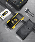 Electronic Studs Finder Handheld Wall Scanner for Wood Metal Studs Detection Detector Color Display with manual and storage bag.
