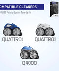 Quattro Sport Tune Up Kit With Drive Shaft And Gear Box Assemblies for Quattro Series UTVs showing compatible models P40, Q4000