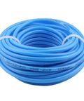 Blue Polyurethane Pneumatic Hose, 10mm Outer Diameter By 6.5mm Inner Diameter, 100 Meter Roll, coiled and ready for use