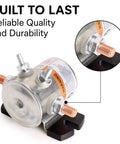 Genuine OEM 36V Solenoid Switch Relay Kit for EZGO TXT Golf Carts with close-up on copper terminals