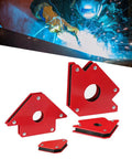 Six Piece Heavy Duty Welding Magnet Set With Right Inclined Angles And Multi Angle Holders For Pipe Installations Magnetic Welding Positioning Kit With Serious Suction Durable Solder Magnets Easy To Use And Clean