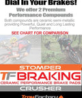 High Performance Beefy Ceramic Disc Brake Pads For Shimano Four Piston Calipers Saint XTR SLX XT And TRP Quadiem Crusher Gray