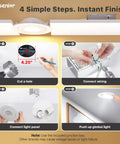 Grab Your Hands On These Fresh 4 Inch Gimbal Ceiling Downlights Fully Dimmable 900 Lumen Recessed Leds With 5 Cct Switchable Tunable White Settings Smooth Tilt Rotate Focus Boss Level Home Lighting Kit Of 4 installation guide steps visual.