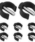 Eight Pieces C Shaped Locking Clips For Walking Aid Accessories And Raised Toilet Seat Locks Easy Install Clamp Buckles