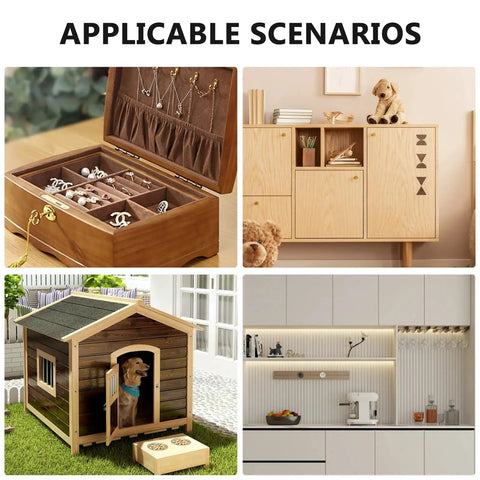 Straight Up Solid Premium Mini Brass Hinges For Cabinets And Drawers Rustproof Antique Hardware Fits Jewelry Boxes Wood Crates Built Tough 8 Pack One Inch