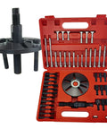 Heavy Duty Harmonic Balancer Puller Tool Kit for Easy Crankshaft Pulley Removal and Steering Wheel Puller Set