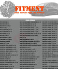 Fitment chart for Mass Air Flow Sensor AFLS131 3L3A12B579BA Replacement Fits Ford F150 F250 E150 E250 E350 Lincoln Mercury SUVs Vans