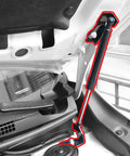 Front Hood Lift Supports For Subaru Crosstrek 2024 And Up, Stainless Steel Hood Shocks Installed