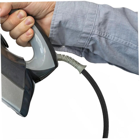 High Temperature Steam Iron Replacement Hose With Easy Install No Fuss Lightweight Flexible Tube for Electric Irons in use