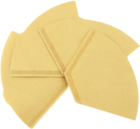 Natural Unbleached No 2 Cone Coffee Filters, 300 Count, Durable Tear Resistant, Fits All Drip Coffee Makers, spread out view