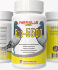 Vitamin B12 5500 Mcg With Iron Pigeon Supplement for Health and Performance, bottle label showing benefits, 60 tablets