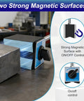Magnetic base with on/off control, part of Dial Indicator With Magnetic Base 0 To 1 Inch Range And 0.001 Inch Resolution.