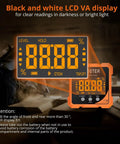 Top Notch Rechargeable Digital Angle Finder With Twin Laser Alignment And Rock Solid Magnetic Base For Carpenters and DIY Hustlers. LCD display.