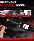 Circuit Probe Kit Pro Grade With 1.8 Inch Color TFT Display For 0 To 80V Automotive Electrical Systems Quick Short Finder Breaker Detector Component Activated Tests And Multimeter Mode With Four Diagnostic Functions DC Voltage AC Voltage Resistance Diode, activated mode