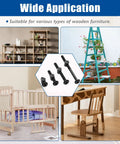 Heavy Duty Crib Screws Hardware Replacement Kit With M6 Barrel Nuts Dowel Pins And Hex Wrenches for assembling baby cribs, ladders, and shelves