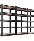 3 Pack Garage Shelving Unit 5 Tier Heavy Duty Metal Storage Shelves With 2050 Lbs Capacity Beast Mode Stability Adjustable Racks