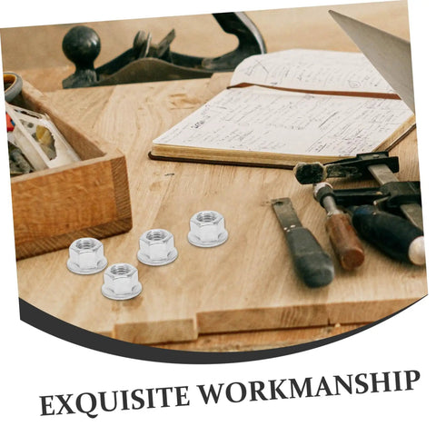 Check Out This Sosoport 15 Piece Chainsaw Guide Bar Nut Kit And Rivnut Tool For Serious Maintenance Jobs Plus Easy Installation For Secure Bar Stability On Any Cutting Task. Silver guide bar nuts on wooden workbench