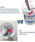 Tankless Water Heater Flush Kit With Submersible Pump, 3.2 Gallon Pail With Screw Top Lid preventing leaks, before and after