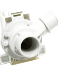 Dishwasher Drain Pump Replacement Part WH23X10040 Compatible With Various Brand Models, white durable pump motor close-up.