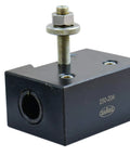 BXA Wedge Quick Change Tool Post Set For Lathe 10 To 15 Inch Swing Six Piece 202-9475 L component with threaded rod