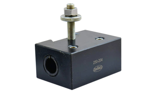 BXA Wedge Quick Change Tool Post Set For Lathe 10 To 15 Inch Swing Six Piece 202-9475 L component with threaded rod