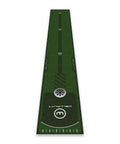 8ft Golf Putting Practice Mat With Alignment Lines And Distance Markers To Sharpen Aiming Precision And Distance Control For All Skill Levels Great For Home Sessions top view