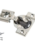 Space-Saving Compact Soft-Close Hinge With Blumotion, 105 Degree Swing, Five-Eighths Overlay, Screw-On Mount
