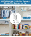 Straight Up Heavy Duty White Plastic Wire End Shelf Brackets Wall Mount Closet Storage Organizers Built Tough Long Lasting Shelving Support Hardware Set for closet and pantry organization.