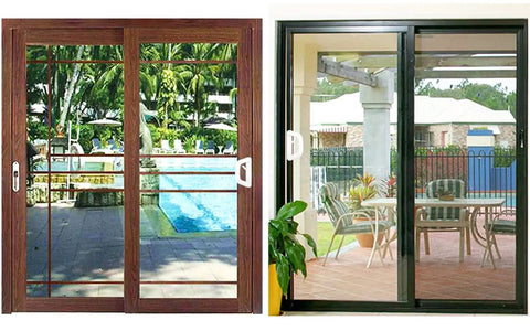 Sliding Patio Door Handle Set With Mortise Lock Reversible And Keyed White Finish Fits 1.5 To 2 Inches Thick Sliding Glass Doors comparison view