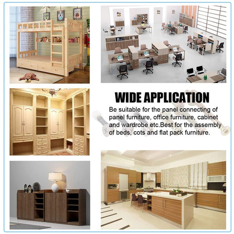 125 Piece 3 In 1 Diy Ready Furniture Connecting Hardware Set used in kitchens, offices, bedrooms for diverse furniture assembly