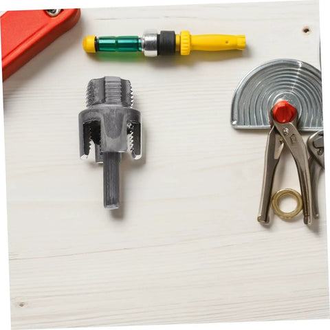 Awesome Electric Pipe Thread Cutter Kit For PvC & Metal, drill compatible tool, pipe thread cutter with metal design.