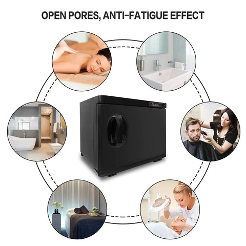 18L Professional Towel Warmer For Salons And Spas Pro Grade Black Towel Warmer Cabinet That Keeps Towels Warm On Demand