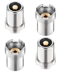 4 Piece 510 Thread Magnetic Adapter Kit Universal Threaded Screw Converter For Soldering Irons And Circuit Board Repairs