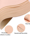 Beginner Friendly All In One Tattoo Practice Kit with pink fake skin, showcasing smooth synthetic leather and neat edges for realistic practice.
