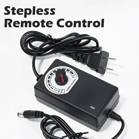 Stepless remote control for 12V Desktop Conveyor Belt With Adjustable Speed From 0 To 116 RPM Compact 19.7 Inch Long By 3.9 Inch Wide Belt