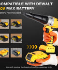 Get A Crazy Powerful 20v Cordless Rivet Tool Kit With Brushless Motor High Torque And Led Light For Tight Spaces That Makes Long Work Sessions Easy Slay Your Projects Without Any Cords Getting In The Way Today Right Now, 20V battery compatible