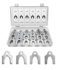 144 Piece Car Alignment Shim Assortment Kit With 1/64 1/32 1/16 And 1/8 Inch Shims For Camber Adjustment And Body Gap Spacing