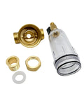 Spin Down Sediment Water Filter System With Pressure Gauge And 100 Micron Stainless Steel Mesh Pre Filter components
